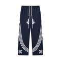 Curved Stripe Straight Sweatpants