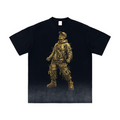 Heavyweight Bottom Sunfade Gradient Washed Vintage T-Shirt (250GSM)