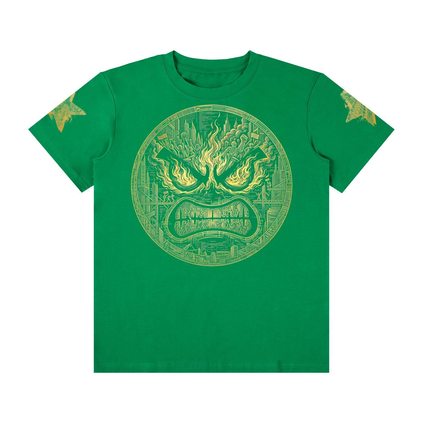 Unisex Classic Crew Neck Cotton T-Shirt