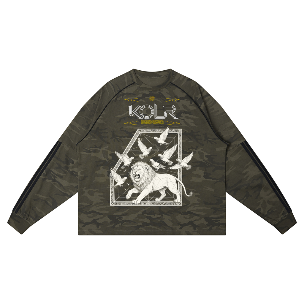 Unisex Camo Loose Long Sleeve T-Shirt