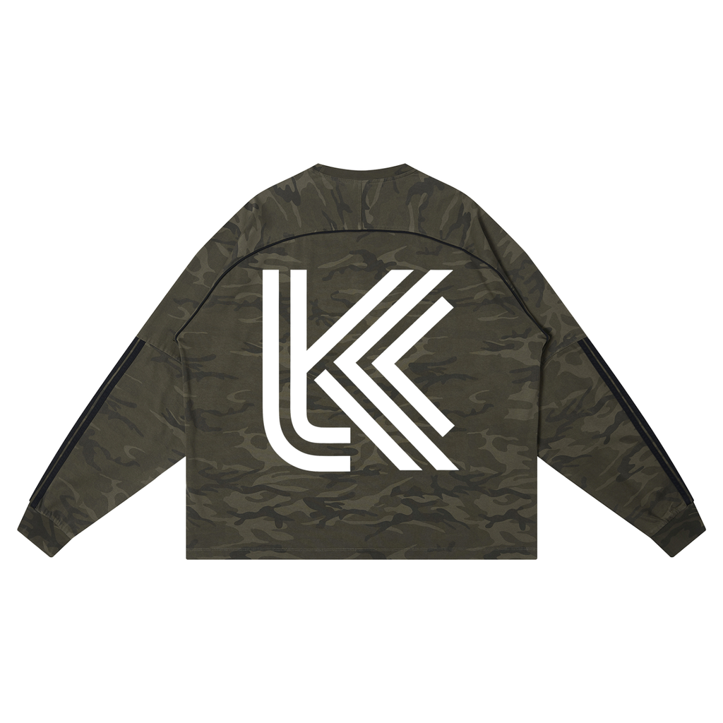 Unisex Camo Loose Long Sleeve T-Shirt