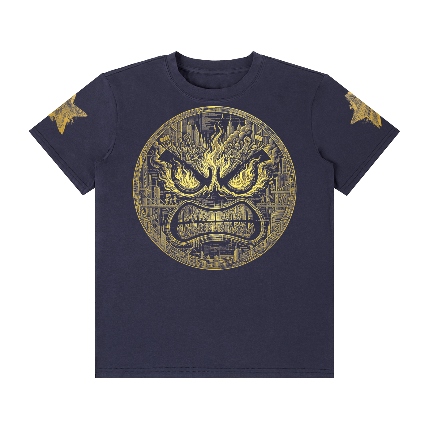 Unisex Classic Crew Neck Cotton T-Shirt