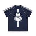 Striped Contrast Stitch T-Shirt