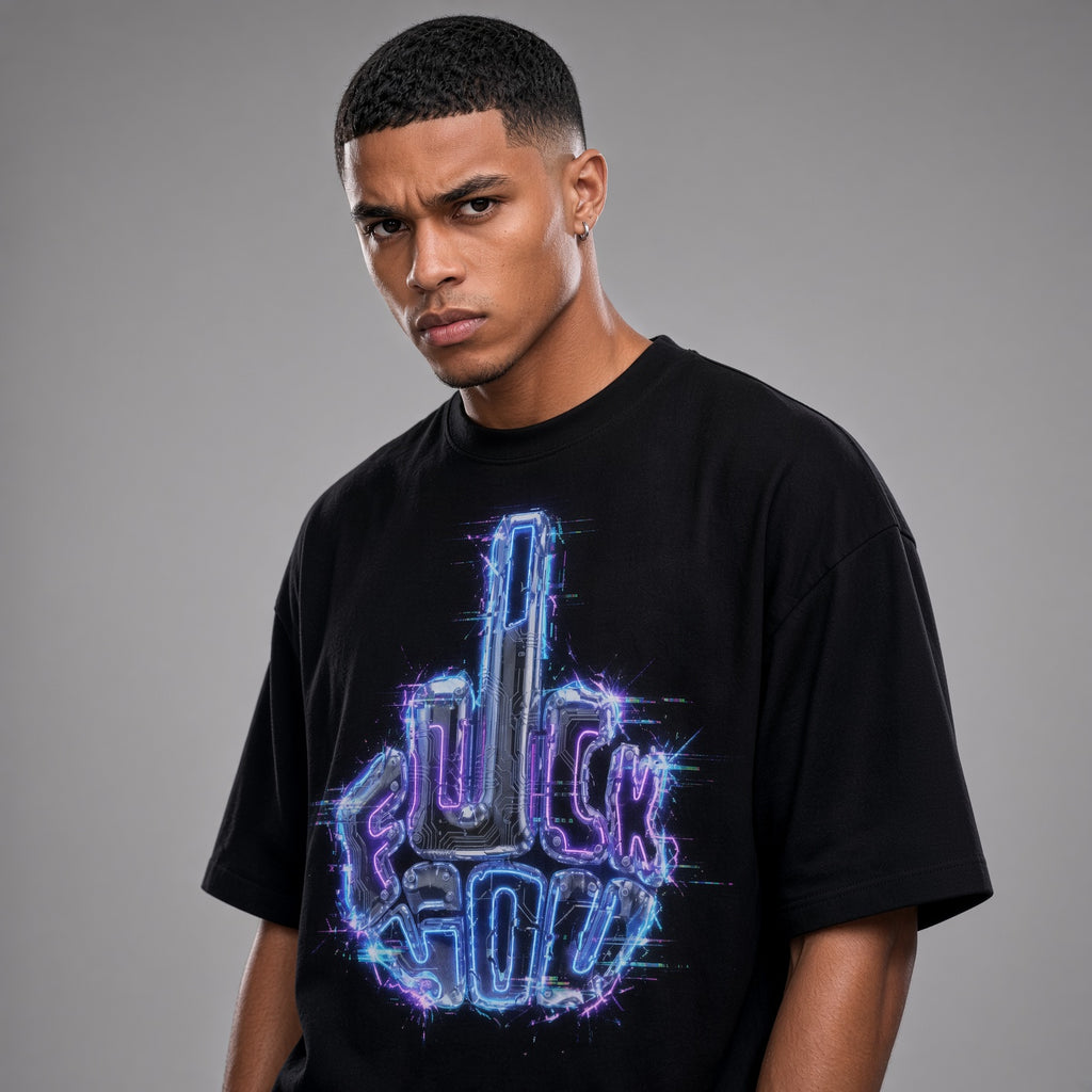 oversized T-shirt "Bigfck"