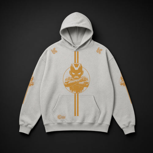 Hoodie heavyweight 380g — coton peigné, coupe loose